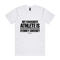 My Favourite Athlete - blk on wht