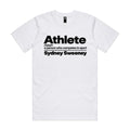 SS Athlete - blk on wht