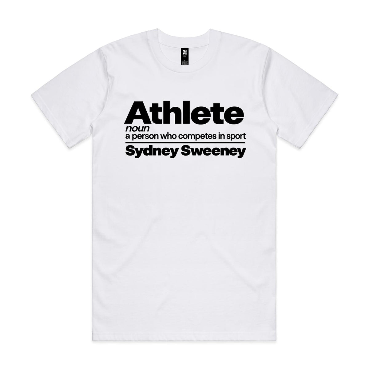 SS Athlete - blk on wht