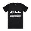 My Favourite Athlete - wht on blk