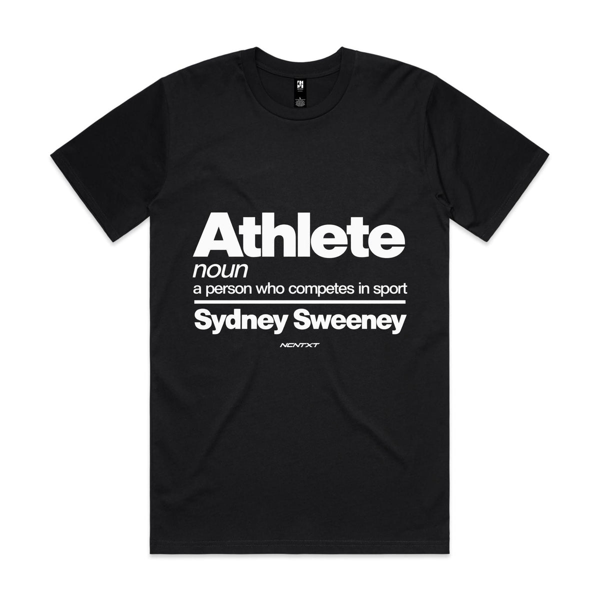 My Favourite Athlete - wht on blk